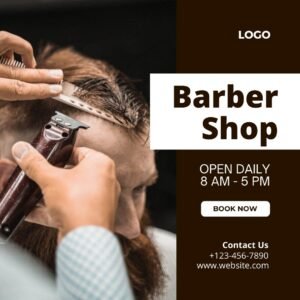 barber shop marketing template 4